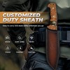 Purple Dragon Heavy Duty Machete for Cutting Trees-Fixed Blade Knife