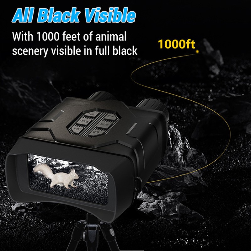 4 Inch Large Screen 5K Night Vision Goggles 10X Digital