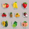 Fruit Shaped Fridge Magnet, 10pcs/set Cute Cartoon Fruit Design Magnet,