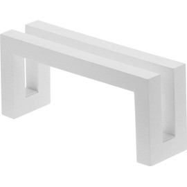 Yamazaki Industries 3845 Compact Diatomaceous Earth Bath Mat Stand, Tower, White