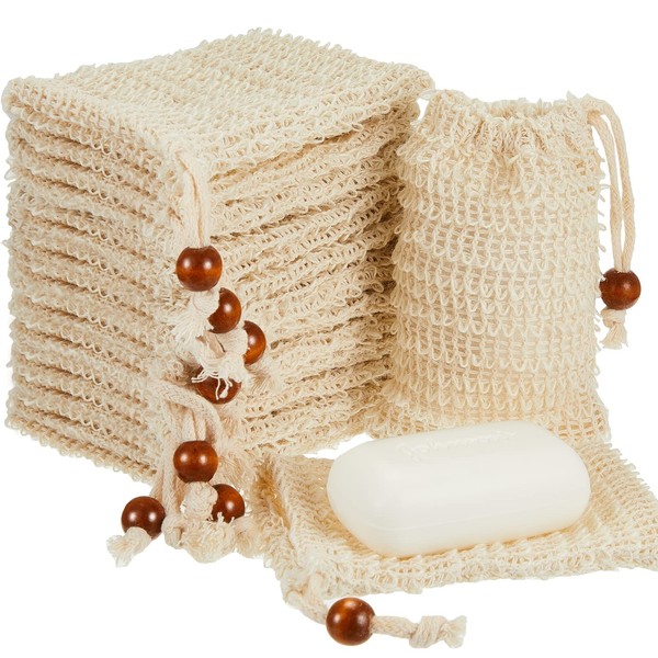 Cunhill Soap Saver Bag Sisal Soap Bag Exfoliating Soap Pouch