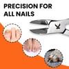 Kohm Ingrown Toenail Clippers | Super Control Cuticle Trimmer &