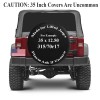 Pike Outdoors Spare Tire Cover The Mountains are Waiting Cabin