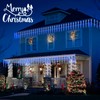 Icicle Lights Outdoor, 30Ft Meteor Shower Lights with 20 Tubes,