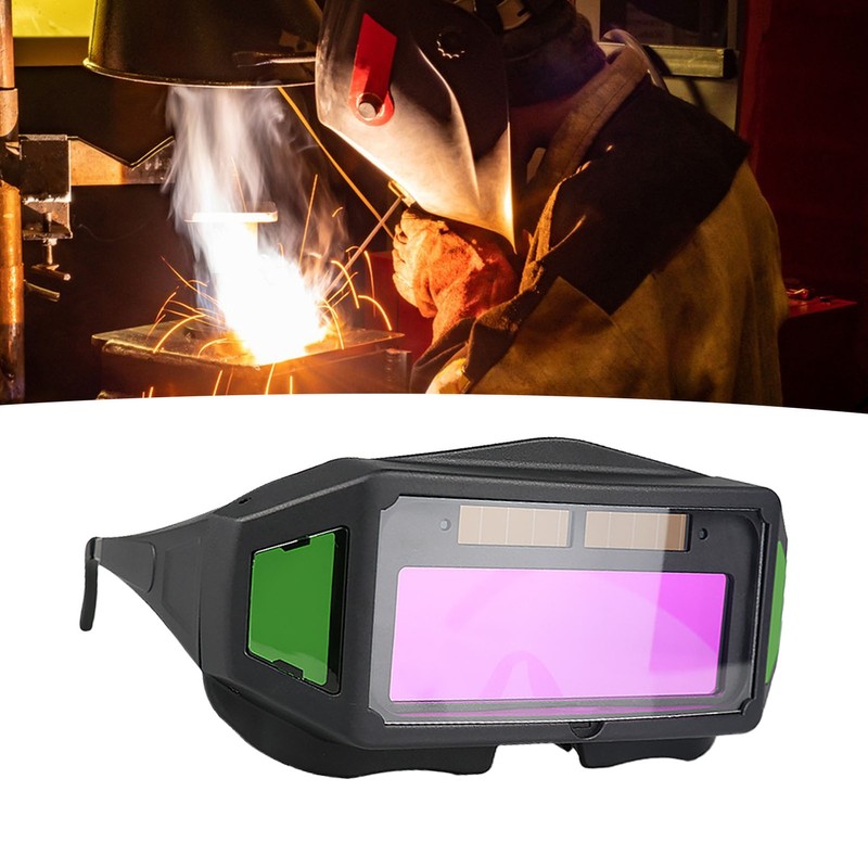Auto Darkening Welding Goggles UV Resistant Anti Glaring Automatic Dimming