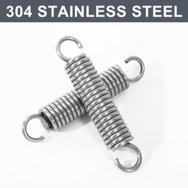GUNGY Tension Springs with Hooks Stainless Steel Tension Spring Tension Spring 80 mm Outer Diameter 18 mm Wire Diameter 2.9 mm Maximum Tensile Force 24 kg 2.9 x 18 x 80 mm