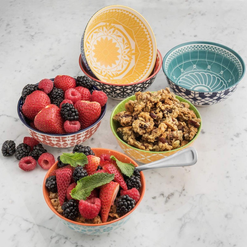 Annovero 10 Oz Ice Cream Bowls - Small Bowl for