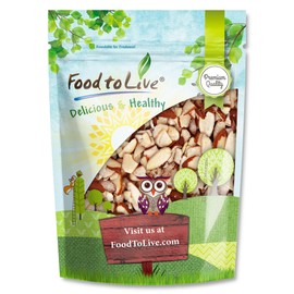 Dry Roasted Natural Sliced Almonds – 1.5 Pounds Unblanched Nuts, Oven Toasted, Unsalted, No Oil Added, Perfect for Cooking, Baking and Snacking, Vegan, Kosher, Bulk – by Food to Live