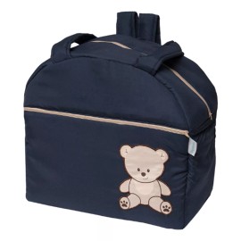Chiqui Mundo Amplia Pañalera Para Bebe Bolsa O Back Pack Baby Blue Osito