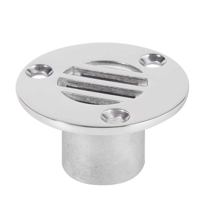 316 Stainless Steel 1" Boat Floor Deck Drain (Pack of
