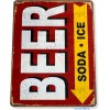 Beer Soda Ice Arrow Store Marina Retro Bar Man Cave