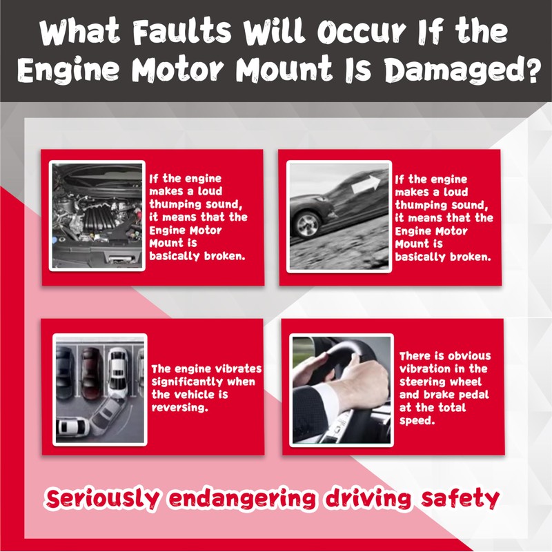 Engine Motor & Transmission Mount Compatible with 2014 2015 2016