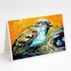 Caroline's Treasures Look at the Birdie Greeting Cards Pack of