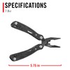 COAST CT225 11-in-1 Multi-Tool, Spring-Assisted Multi-Plier, File, Wire Cutter, Saw,