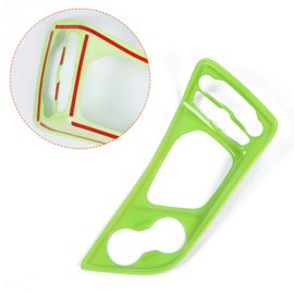 Voodonala Gear Shift Shifter Panel Shift Lever Panel Transmission Gear Selector Gearstick Panel Cover Trim Fit for 2015-2024 Dodge Challenger Interior Accessories,ABS Green