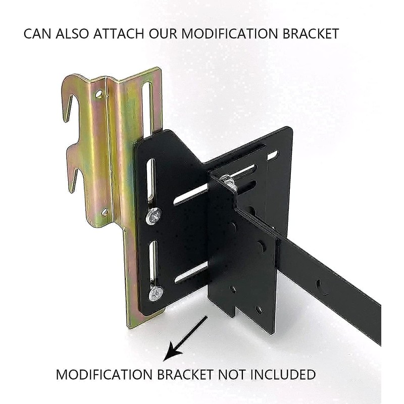 POROHOM 2Pcs #711 Bolt-On to Hook-On Bed Frame Conversion Brackets