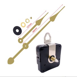 yufana Movement Quartz DIY Wall Clock, Silent Quartz Movement, DIY Wall Clock Movement Mechanism, DIY Wall Clock Movement Mechanism (Gold331)