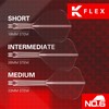 TARGET K-FLEX SHAPE/NO6 FLIGHT (26MM INTERMEDIATE, Black)