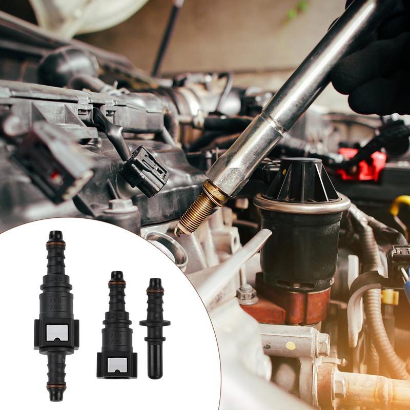 Set of 2 7.89mm SAE to 5/16 8mm Straight Car