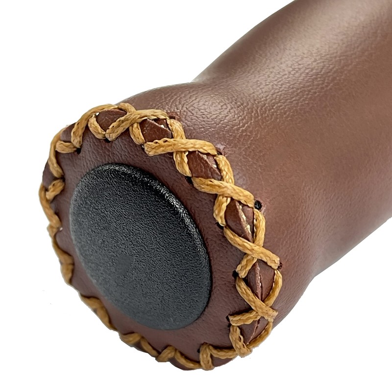 Belo VLG-617-3A Bicycle Grip, Barrel, Brown, 5.0 inches (127 mm),
