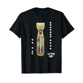 Little Boy - Nuke Bomb Diagram - Nuclear Warhead Missile T-Shirt