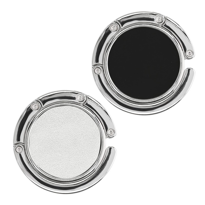 kwmobile Purse Hooks for Table - Set of 2 Zinc