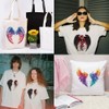 arricraft 4 Pcs Wings Theme Heat Transfer Film Logo Stickers