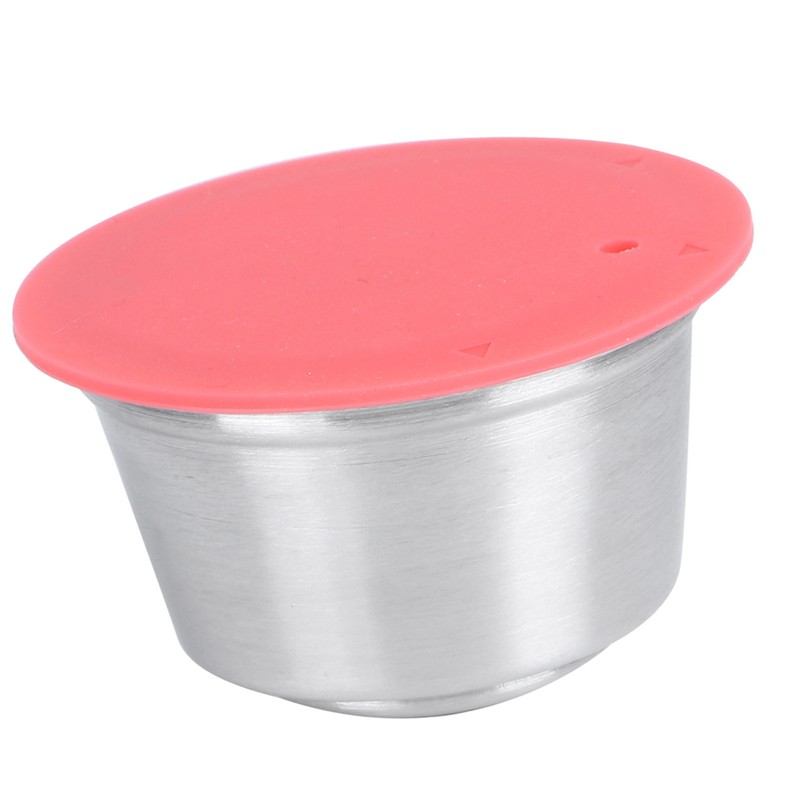 Stainless Steel Reusable Refillable Coffee Capsule Cup Fit for Dolce