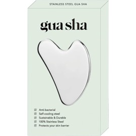 Herramienta Gua Sha De Acero Inoxidable Reductor De Papada Facial Moldeador de Masaje y Reductor de Papada para Cuello Hombros Piel Mujeres