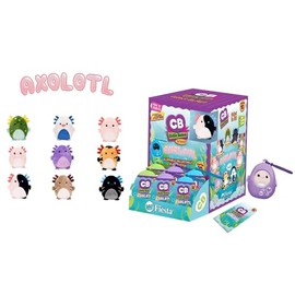 Mystery Mini Axolotl Cutie Beans Stuffed Egg Suprise Clip-On Toys - Series 10-3 Inch, Small