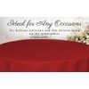 EcoSol Designs - Microfiber Damask Waterproof Tablecloth, Versatile and Functional