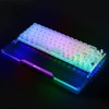 Acrylic Gaming Keyboard Wrist Rest,Clear Ergonomic Palm Rest with Anti-Slip