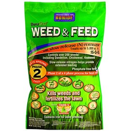 BONIDE Products 60420 Weed and Feed Weed Killer, 5M