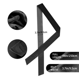 Women Velvet Sash Belt for Dress Tie Waist Dress Belt Wide Long Wedding Bridal Belt for Special Occasion