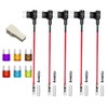 Ozchillon 5 Pack 12V 24V Add-a-Circuit Micro 2 Fuse Tap,