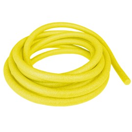 Oodles of Noodles 5/8” × 20 ft Foam Noodles for Crafts – Solid-Core Foam Tubes Cylinder Backer Rods for Modeling & DIY Arts & Crafts (Yellow)