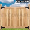 EVCUHASL 10 Inch T-Strap Gate Hinges, Shed Barn Door Hinges