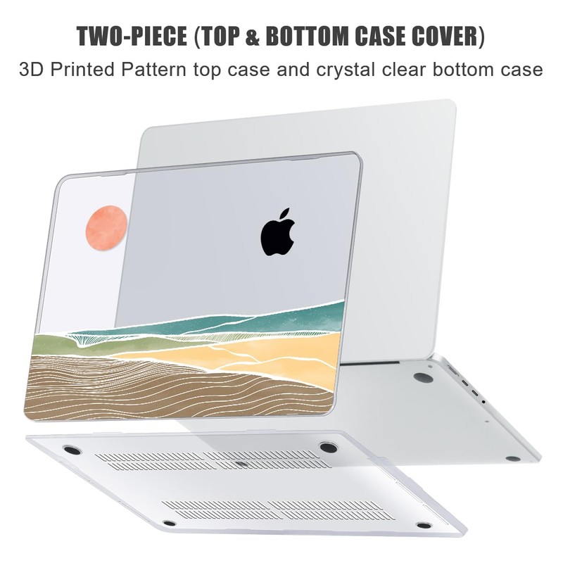 YSCLBAHUK Compatible with MacBook Pro 14 inch Case 2024-2021 Release