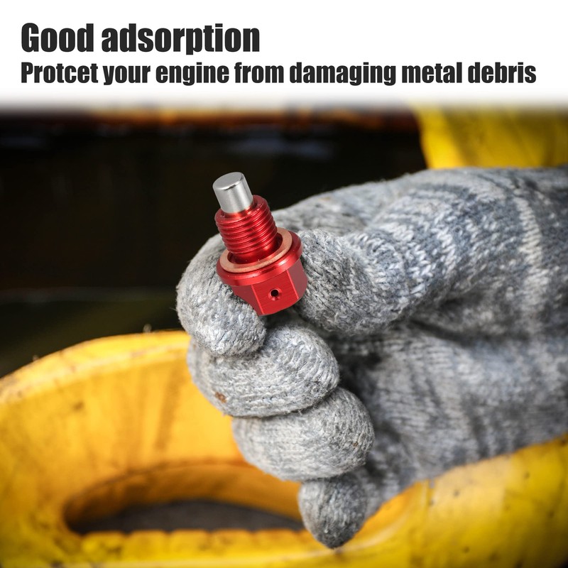 A ABSOPRO 2 Set Oil Drain Screw Aluminium M12 x