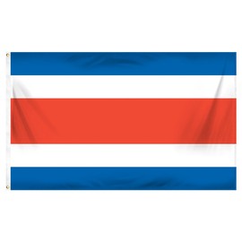 New 3x5 Costa Rica National Flag with Crest