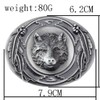 Norse Viking Bear Head Belt Buckle for Men - Punk