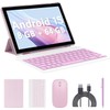 Tablet Android 15, 10 inch 2 in 1 Tablets with