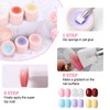 Cushion Gradient Painting Gel, Ombre Nails Aura Full Coverage Solid