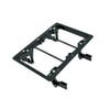Arlington Industries LV3 3 Gang Low Voltage Mounting Bracket Black