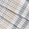 Xtremepads Plaid Tan Beige Pattern Pattern - Rectangle Oblong Linen