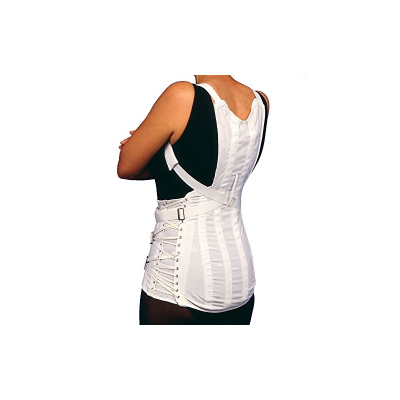 Truform-OTC Dorsolumbar Support, Spinal Disk Back Brace, Thoracic Kyphosis, Tall,