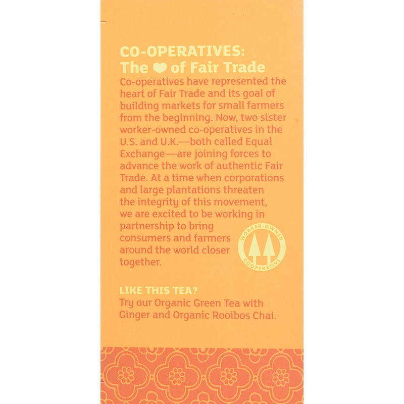 Equal Exchange Organic Caffeine Free Ginger Tea, 20-Count