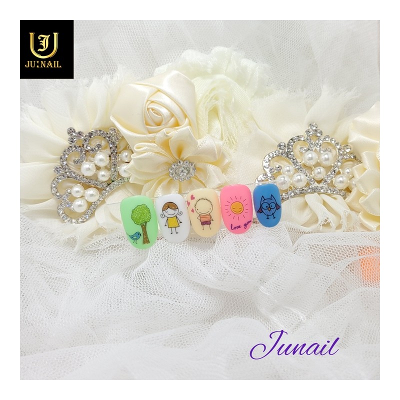 ❤Young and Cheolsu’s handmade nail tips - Short Round /