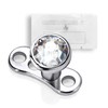 WARRIOR Sterile Piercing Titanium Dermal Anchor G23 ASTM F136-13 with
