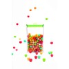 Zak Designs "Meeme Storage Container, Transparent/Green, Medium, 1.4 Litre
